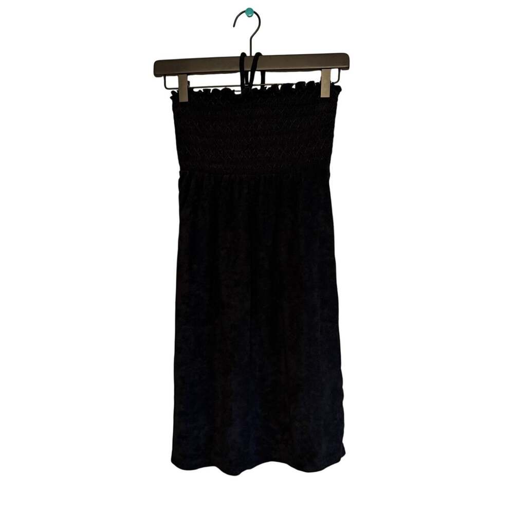 Wild Fable Women's Black Sleeveless Smocked Terry Dress - Size XS - NWT